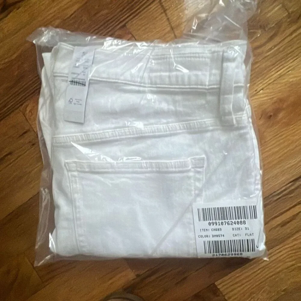 J. Crew Slim Jean in White NWT Size 31
